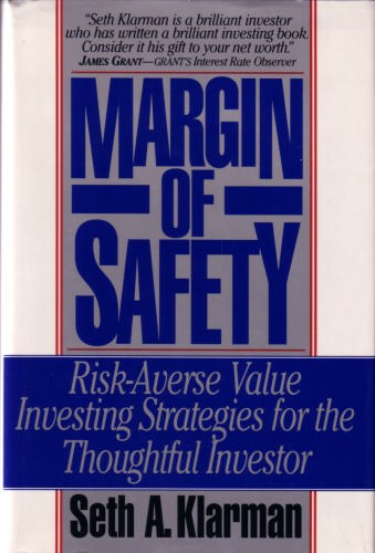 《安全边际》封面，英文原版 Margin of Safety